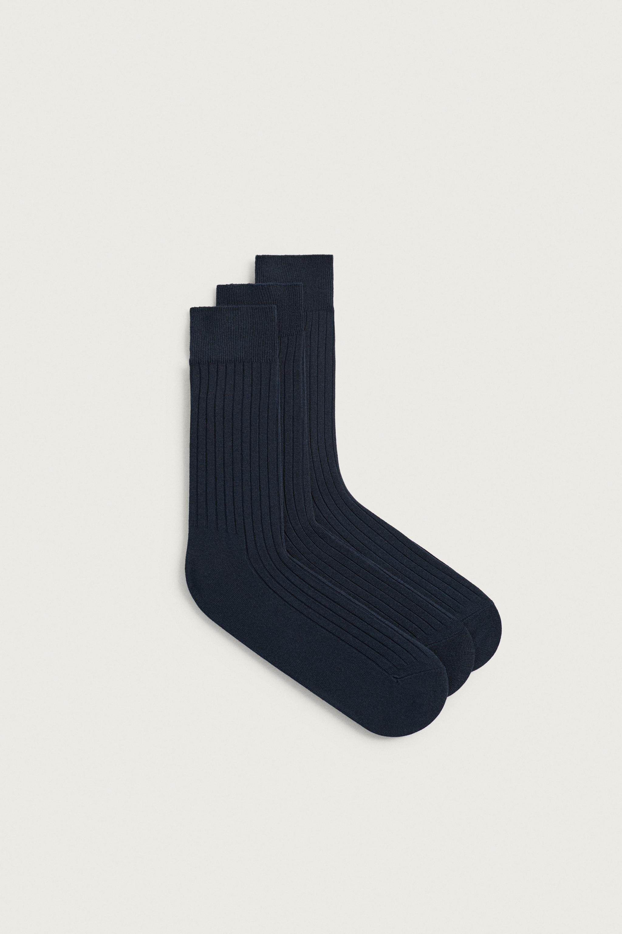 LOT DE 3 CHAUSSETTES CÔTELÉES